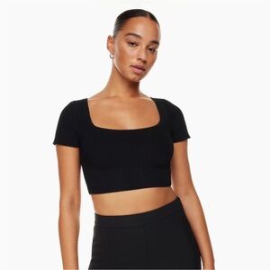 Babaton Sculpt Knit Squareneck Top